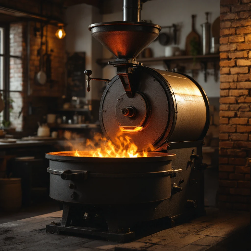 bilancia di precisione con piccolo campione di caffè pesato